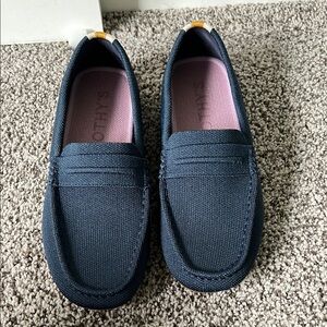 Navy Rothy Loafers